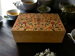Rectangular Wooden Jewelry Box Floral Painted Carved <b>Storage</b> Box Single Tier Living Room Decorative <b>Storage</b> Box room <b>table</b> use - Product Image 4