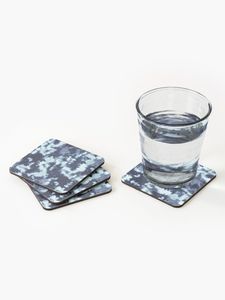Sous-verres au design tendance avec plateau en MDF et impression autocollante émaillée, lot de 4 sous-verres à thé, prix de gros usine - Product Image 4