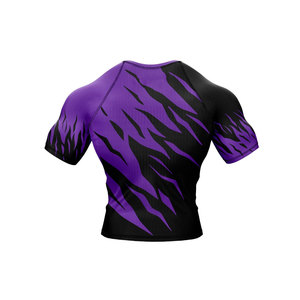 เสื้อรัดรูปแขนยาวคอกลมสำหรับผู้ชาย แบบสั่งทำพิเศษ ยืดได้ 4 ทิศทาง เหมาะสำหรับออกกำลังกาย ฟิตเนส และการฝึกซ้อม - Product Image 6