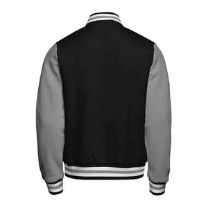 High Quality Wool Waterproof Baseball Varsity Jacket Coat <b>Dropped</b> Shoulders Uniform Street Reversible <b>Stand</b> Front Men's Winter - Product Image 3