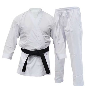 ชุดเครื่องแบบ BJJ GI ฝ้ายโพลีเอสเตอร์550แกรมทอไข่มุก100% แผ่นปักตามสั่งทำผ้าทอสองชั้นตามต้องการ OEM ODM - Product Image 1