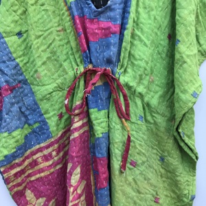 ชุดคลุมชายหาดผ้าฝ้ายงานฝีมือสไตล์อินเดีย คันธา คาฟตัน ผู้ผลิตและขายส่งเสื้อคลุมชายหาด - Product Image 3