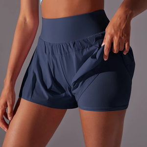 Ropa de Verano para Mujer, Shorts Personalizados con Logotipo, Shorts de Cintura Baja, Pantalones Cortos Deportivos de Spandex con Efecto Levanta Glúteos para Mujer - Product Image 6