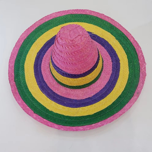 Mexican Sombrero <b>Straw</b> <b>Hat</b> Vietnam Outdoor Image Style Travel Wear Party Festive - Product Image 1