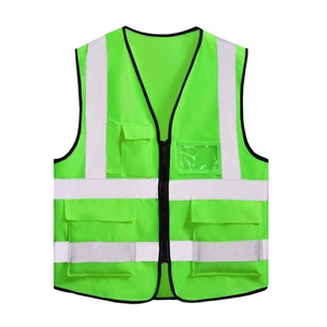 Hot Sale Customized High Quality Breathable Quick Dry Men's <b>Construction</b> Safety Vest Hi Vis Polyester Reflective Workwear - Product Image 2