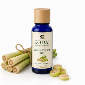 Huile Essentielle de Citronnelle du Tamil Nadu 100% Pure et Naturelle de Qualité Supérieure, Distillée à la Vapeur, pour Aromathérapie et Soin du Visage, par Kodai Global Export - Product Image 1