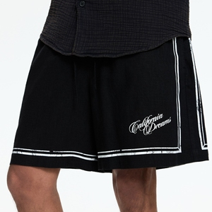 Men's Quick-Drying Breathable Eco-Friendly Lace Spandex Swimwear Shorts Casual <b>Mid</b>-Waist with Sublimated Pattern Big Size - Product Image 5