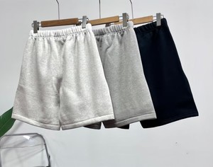 Pantalones Cortos Casuales de Verano, Transpirables, Tejidos, 100% Algodón, Cintura Alta, con Bolsillos, Personalizables con Logotipo, para Hombre y Mujer, Diseño ODM - Product Image 2