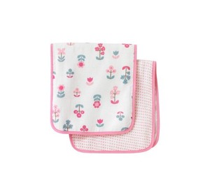 Vente en gros de hauts pour bébés 100% coton à motif floral, bavoirs pour nouveau-nés, lingettes d'allaitement et serviettes d'allaitement pour bébé - Product Image 3