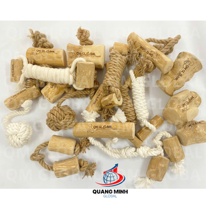 ไม้เคี้ยวสำหรับสุนัข ทำจากไม้กาแฟ ทนทาน พิมพ์โลโก้ได้ ทำความสะอาดฟัน ผลิตในเวียดนาม ขายส่ง OEM - Product Image 2