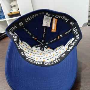 Gorra de Béisbol Personalizable de Dos Tonos, Turquesa y Gamuza Marrón, Estilo Hip Hop Deportivo, 100% Algodón, Unisex, Ajustable - Product Image 3