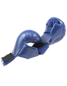 Gants de boxe en cuir de vachette de qualité supérieure avec logo personnalisé, style mexicain, fermeture auto-agrippante, pour Sanda, antidérapants, avec sangle de poignet réglable - Product Image 3