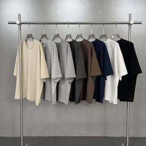 High Quality 100% Cotton 275 Grams Heavyweight Blank Custom Designer <b>Shirt</b> Boxy Oversized <b>T</b>-<b>shirts</b> for <b>Men</b> - Product Image 4