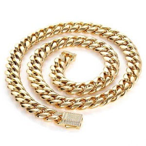 Wholesale Supply Luxury Moissanite Diamond Cuban <b>Chain</b> Necklace for Men Hip Hop <b>Iced</b> <b>Out</b> Jewelry Available for Sale - Product Image 2