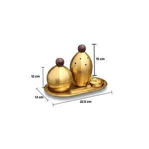 Ensemble de brûleurs à bakhoor arabes de luxe, brûleur à encens en métal avec plateau en bois, décoration parfumée pour la maison du Moyen-Orient, cadeau pour le Ramadan et l'Aïd - Product Image 2