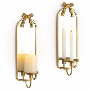 Applique Murale Luxe en Métal Doré, Design Éventail, Pièce d'Exception Faite à la Main, Lumière Ambiante Chaleureuse, Décoration Intérieure Élégante - Product Image 5