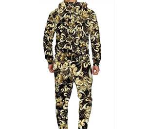 Conjunto Deportivo Unisex de Alta Calidad, Oversize, con Sudadera con Cremallera y Estampado en Serigrafía, Estilo Urbano para Invierno - Product Image 4