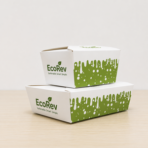 Custom Logo Disposable Takeout Food Containers Kraft Paper Food Packaging <b>Boxes</b> for Restaurant Delivery Business - Product Image 4