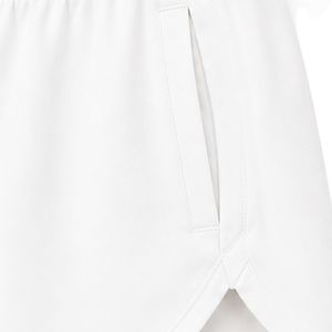 Shorts Deportivos Blancos para Mujer, Cintura Elástica con Cordón, para Correr, Gimnasio, Entrenamiento, Casuales, de Secado Rápido, Ropa Deportiva Activa, Proveedor OEM Personalizado - Product Image 3