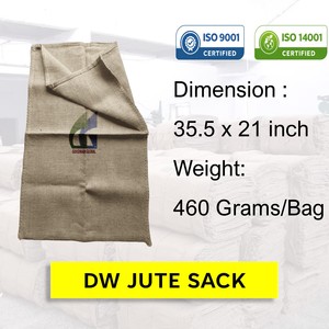 กระสอบป่านเกรดอาหารขนาดใหม่ ทนทาน 35.5x21 นิ้ว 460 กรัม 100% ธรรมชาติ สำหรับบรรจุภัณฑ์ ขายส่ง โกลด์แมน โกลบอล บังกลาเทศ - Product Image 2