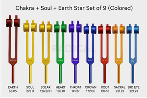 Juego de diapasones para chakras, para sanación del ADN, terapia de sonido por vibración y meditación. - Product Image 5