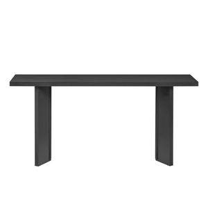 Consolle U_STYLE in impiallacciatura di pino con eleganti gambe geometriche per soggiorno, studio e sala da pranzo - Product Image 3