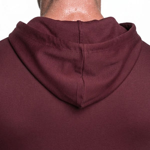 Adjustable Drawstring Men's Training Hoodie High Quality Polyester Cotton Blend Material Anti Wrinkle Eco Friendly Custom Hoodie - Product Image 3