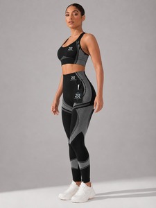 Ensemble de yoga pour femme, 2 pièces, respirant, écologique, séchage rapide, nouvelle collection, qualité supérieure, personnalisable, OEM ODM - Product Image 2