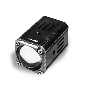 Sistema de Luces Antiniebla Profesionales para Motocicleta AJ LIGHT DESIGN MINI-FOGWY, Blanco/Amarillo, 12W, para Reequipamiento/Actualización - Product Image 1