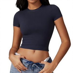 เสื้อครอปท็อป Y2K ลายกราฟิกผ้าฝ้ายสไตล์วินเทจสำหรับแบรนด์สตรีทแวร์ ขายส่งจำนวนมาก MOQ ต่ำ - Product Image 5