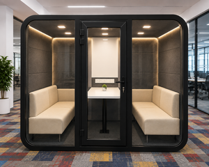 ห้องประชุมแบบเก็บเสียง 4 ที่นั่ง รุ่น Executive – บูธประชุมส่วนตัวระดับพรีเมียม - Product Image 3