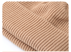Gorro de Punto Sólido 100% Acrílico, Cálido para Invierno, Casual, Unisex, para Adultos, Circunferencia de Cabeza 58-60CM, para Exteriores - Product Image 4