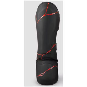 Protège-tibias de boxe en gros fabriqués en usine avec protège-pieds amovibles, protection corporelle en PU pour l'entraînement de MMA et de kick-boxing - Product Image 4