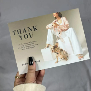 Cartes d'insertion imprimées personnalisées pour l'emballage de produits cosmétiques et alimentaires, fournisseur en gros pour l'exportation - Product Image 1