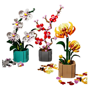 13035 Tournesol en Pot Décoration Maison Créativité Modèle MOC Briques DIY Fleurs Jouet Blocs de Construction Cadeaux pour Enfants Filles - Product Image 1