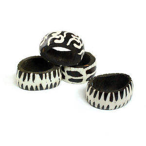 High Demanded Bone Napkin Holders For Wedding Dinner Festive Occasion Latest Top Rated Napkin Ring Artisan Bone Napkin Accessory - Product Image 2