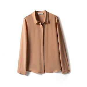 Blusa de Oficina Elegante para Mujer, Estampada, Bordada, de Chifón, Holgada, de Manga Larga, al por Mayor - Product Image 3