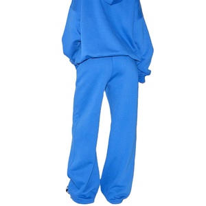 Conjunto Deportivo de Invierno para Mujer, 2 Piezas, Sudadera con Capucha de Algodón y Felpa, Secado Rápido, Informal, para Fitness, Viajes, Personalizable - Product Image 4