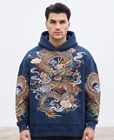 Sweat-shirts imprimés anime de style streetwear japonais OEM, 100% coton, molleton épais, style pull-over, 500 GSM, sweat-shirts d'hiver