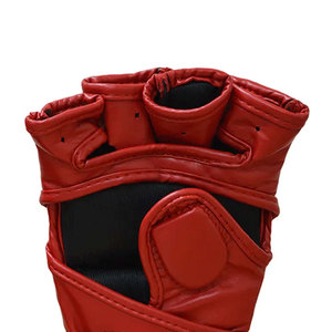 ถุงมือ MMA ทนทานสำหรับการต่อสู้ระดับมืออาชีพ พร้อมสายรัดข้อมือแบบตะขอเกี่ยวที่ปลอดภัย สำหรับการชกมวย - Product Image 6