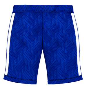 Shorts de sport bleu roi personnalisés pour l'entraînement athlétique, la gym, la course, avec cordon de serrage, séchage rapide, respirants, performance, vêtements de sport, uniforme d'équipe - Product Image 2