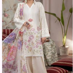 Party Wear Beautiful Top-Bottom Set con XL Size Dupatta Elegante y elegante - Product Image 5