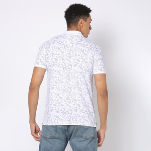 Polos de hombre con logo personalizado, 100% algodón, polos ecológicos, frescos y de corte relajado, polos de hombre en venta a bajo precio. - Product Image 3