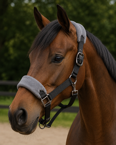 HM GLOBAL Harnais en cuir réglable rembourré en polaire de qualité supérieure pour l'équitation occidentale, avec boucles en acier, couleur et logo personnalisables - Product Image 6
