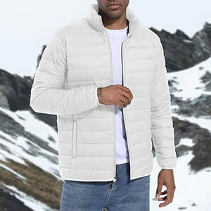 Chaqueta Acolchada para Hombre, Diseño de 4 Bolsillos, Resistente al Agua, Ligera, Ideal para Viajes de Invierno, Ciclismo y Camping, de Fábrica OEM - Product Image 6