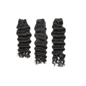 Cheveux humains vietnamiens colorés ondulés super double cheveux de luxe un donateur - Product Image 2