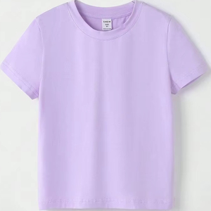 Polyester/Cotton 240g Dobby Knit Eco-Friendly Oversized Unisex T-<b>Shirt</b> Regular Sleeve Crew Custom Logo Print <b>Black</b> Plain Men - Product Image 1