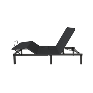 Struttura letto regolabile matrimoniale in metallo nero, facile da montare - Product Image 2