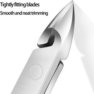 9.14 cm Stainless Steel <b>Cuticle</b> Nipper Straight Nail <b>Cutter</b> Fingernail Toenail Manicure Pedicure Wide Jaw Opening Customized Box - Product Image 4