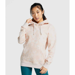 เสื้อฮู้ดดี้โอเวอร์ไซส์ผ้าฝ้าย 100% สำหรับผู้หญิง สไตล์สตรีทแวร์ ขายส่งจากโรงงาน ขายดีประจำฤดูหนาว  แบบไหล่ตก  สามารถสกรีนลายด้านหน้าได้ - Product Image 1